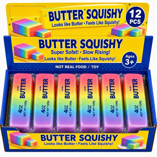 Butter Squishy Rainbow 12er Display