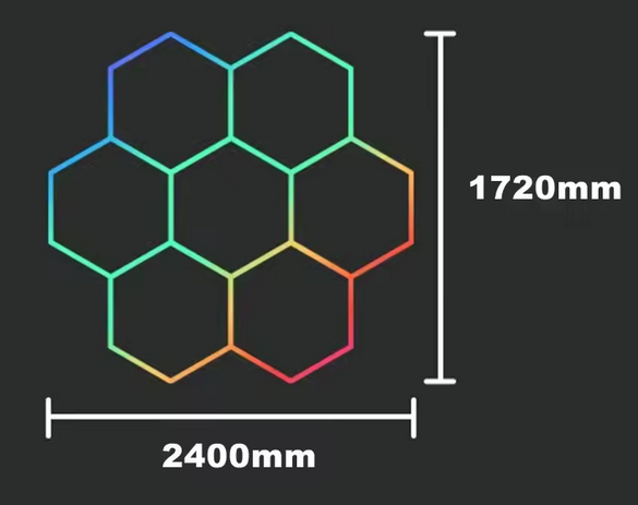 RGB Hexagon LED Modul