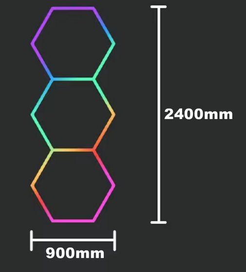 RGB Hexagon LED Modul